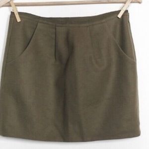 J Crew Wool Skirt